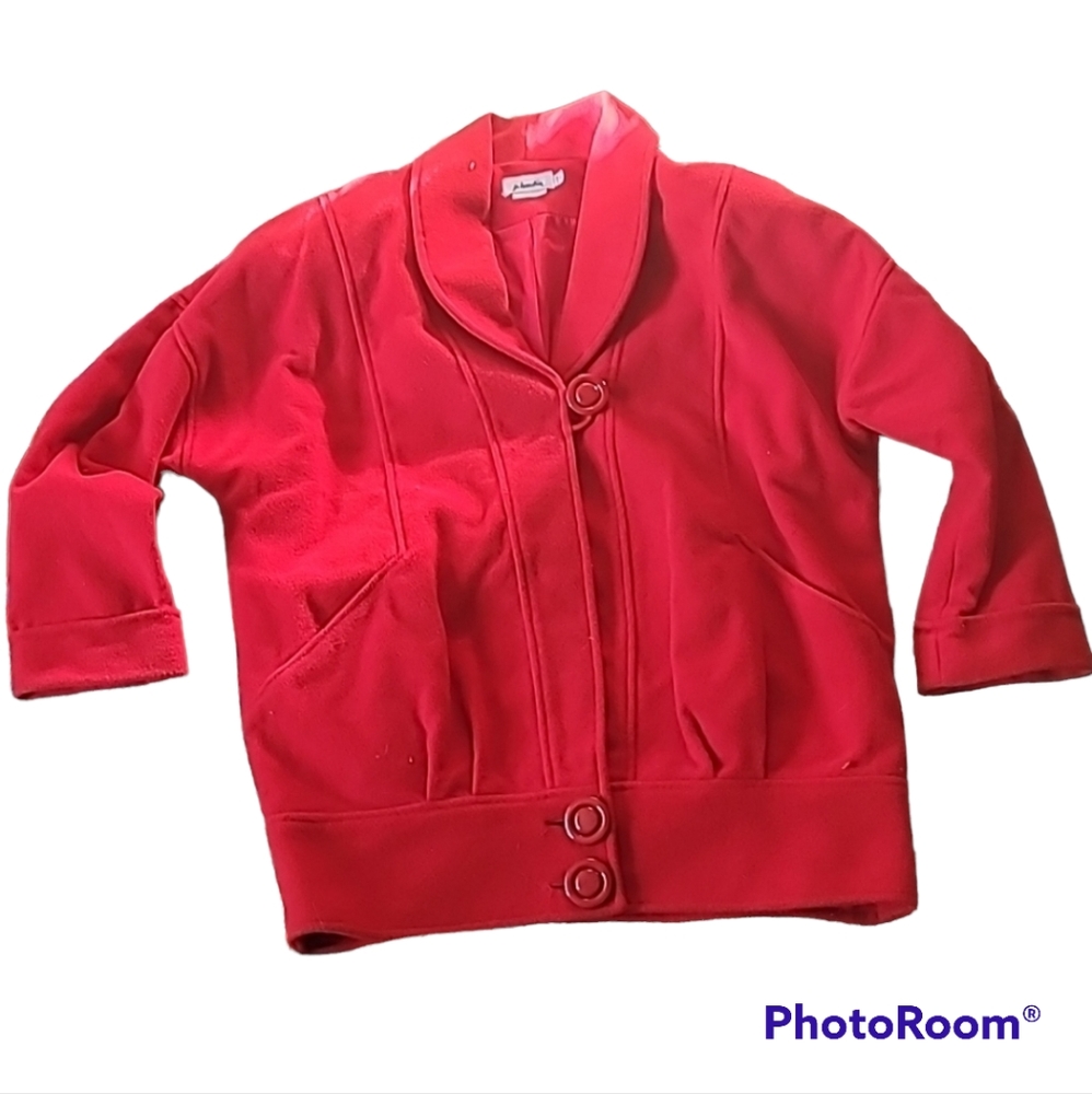 Jo Hardin vintage red coat 😍! Size 10!